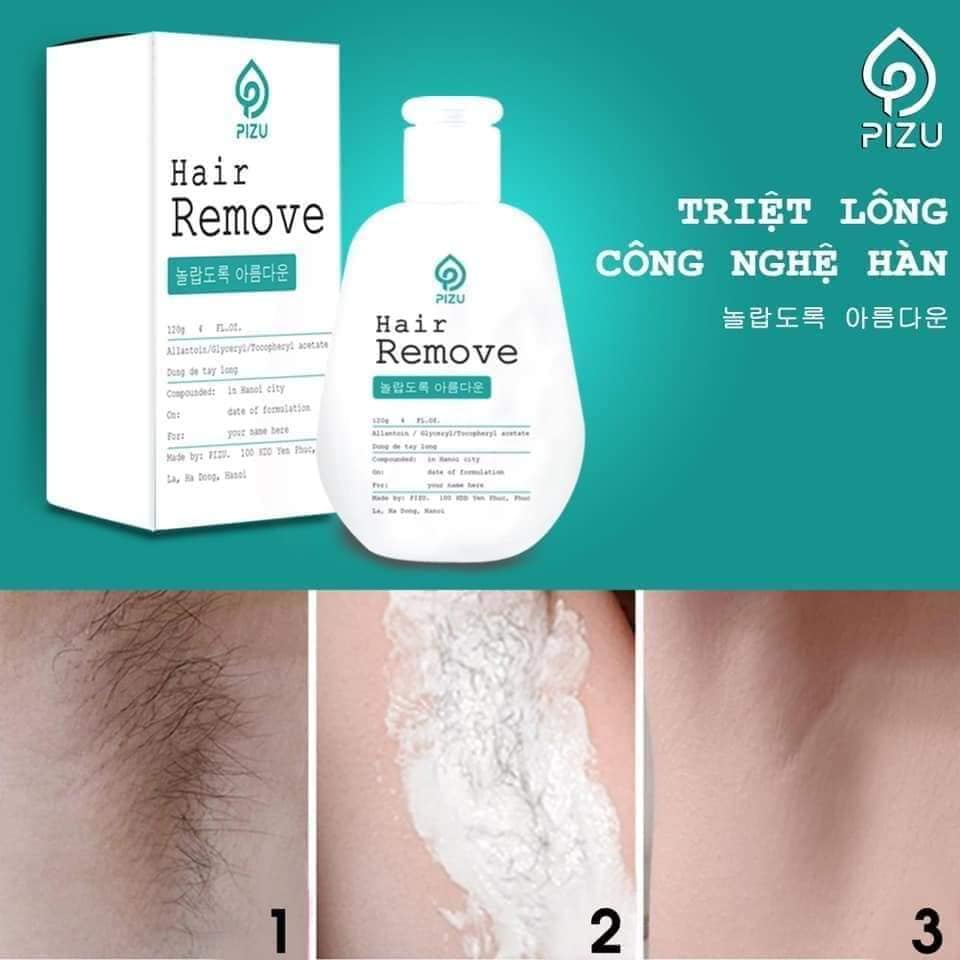 Triệt lông pizu công nghệ hàn